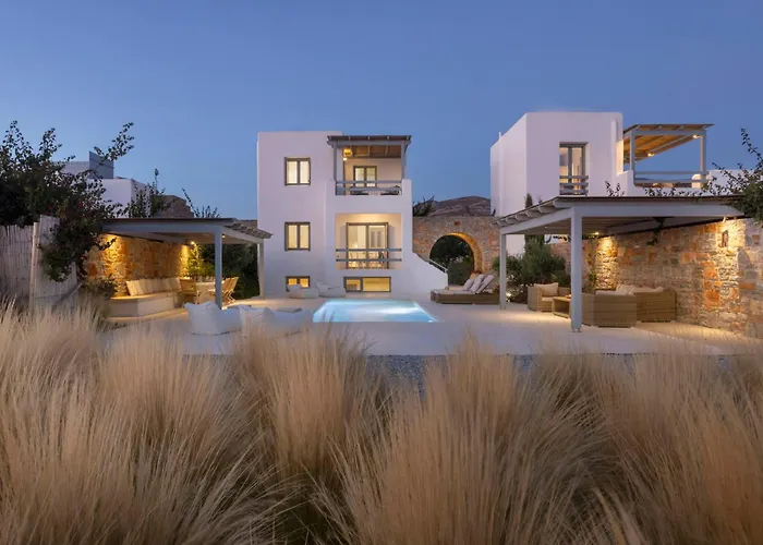 Ellie, Private Pool&seaview By Naxos Dunes Villa Kastrákion